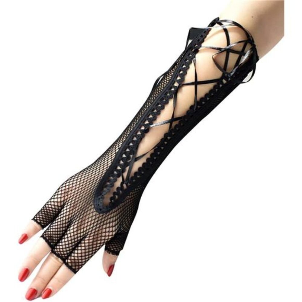 Lace Arm Warmers Lace Gloves for Women - Picture 3 of 7